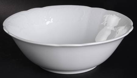 Vienna White 10" Round Vegetable Bowl