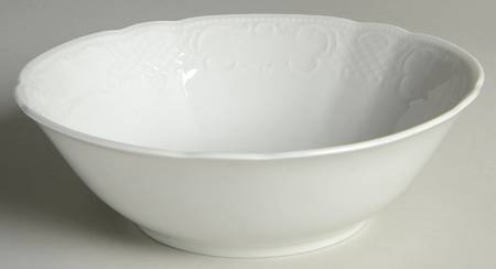 Vienna White 9" Round Vegetable Bowl
