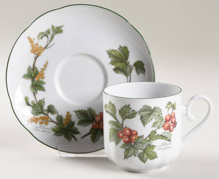 Waldbeere Flat Cup & Saucer Set by Seltmann