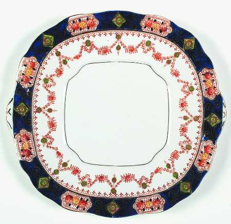 2586 Square Handled Cake Plate