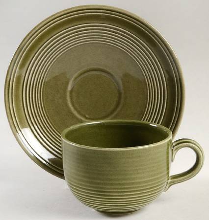 El Verde Flat Cup & Saucer Set