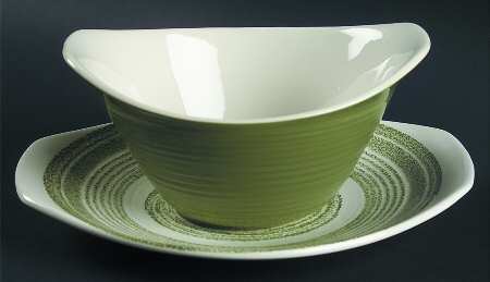 El Verde Gravy Boat & Underplate