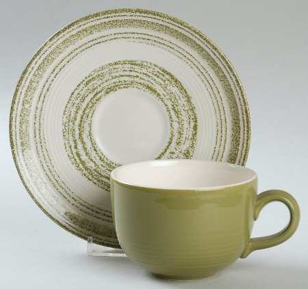 El Verde Flat Cup & Saucer Set