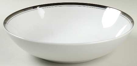 Tudor Black 9" Round Vegetable Bowl