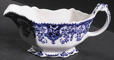 Melba Blue Gravy Boat