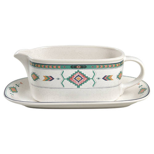 Adirondack Gravy Boat & Underplate (Relish/Butter)