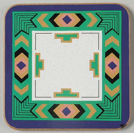 Adirondack Cork Back Square Coaster