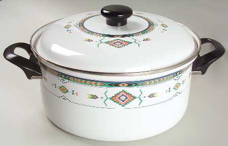 Adirondack 4 Quart Metal Covered Casserole