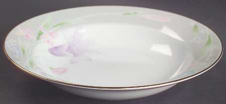 Balmoral Gray Rim Soup Bowl