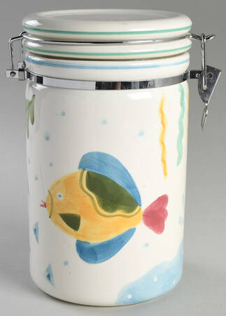 Barrier Reef 9" Storage Jar & Lid