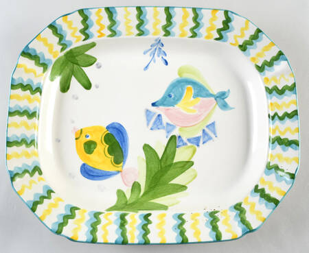 Barrier Reef 15" Rectangular Serving Platter