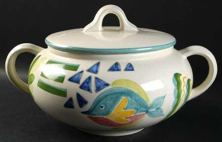 Barrier Reef Tureen & Lid