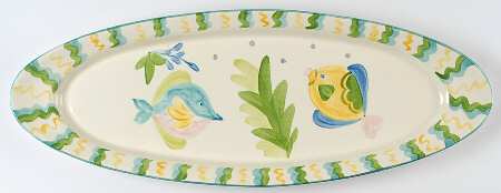 Barrier Reef 23" Fish Platter