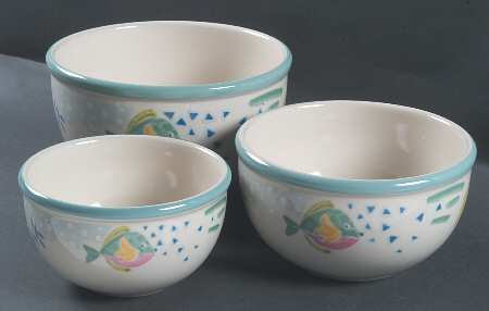 Barrier Reef (3 Piece) Mixing Bowl Set