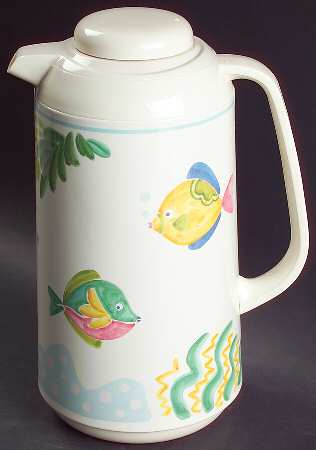 Barrier Reef Plastic Thermos/Carafe & Lid