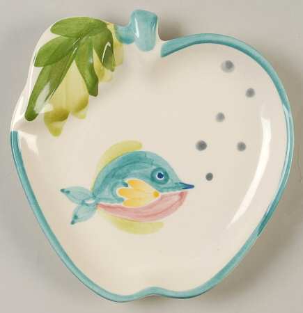 Barrier Reef 7" Apple Shaped Bowl