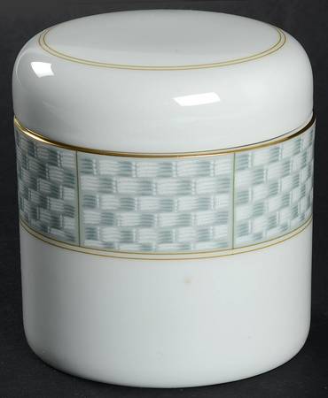 Basketry Sugar Bowl & Lid