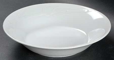 Bamboo White Coupe Cereal Bowl