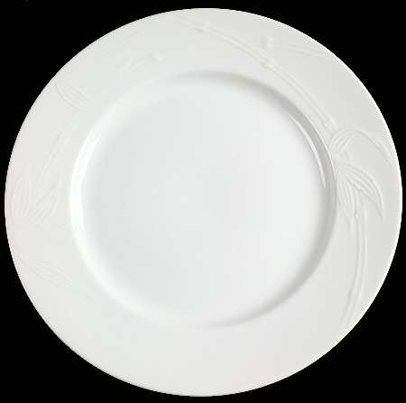 Bamboo White 12" Chop Plate (Round Platter)