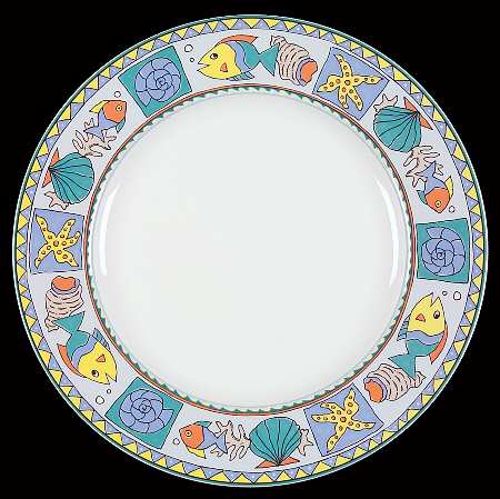Beach Party 12" Chop Plate (Round Platter)