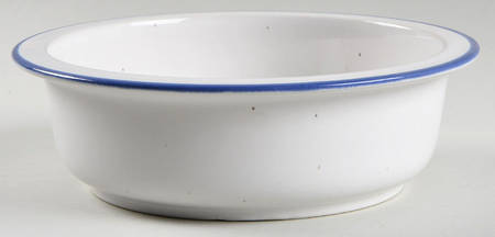 Blue Linen 8" Round Vegetable Bowl