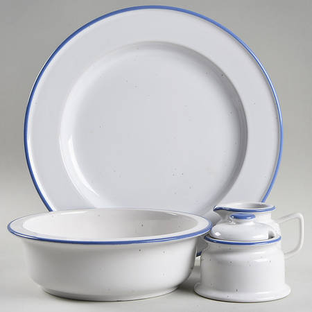 Blue Linen 5 Piece Hostess Set