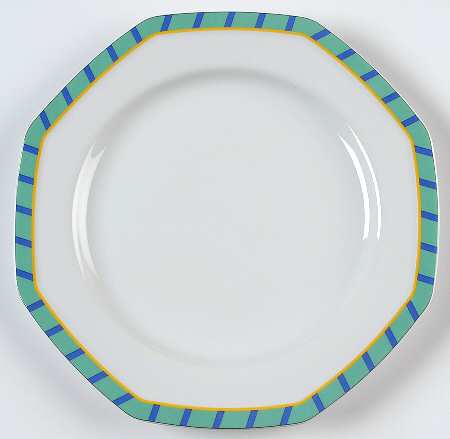 Blue Lights Salad Plate