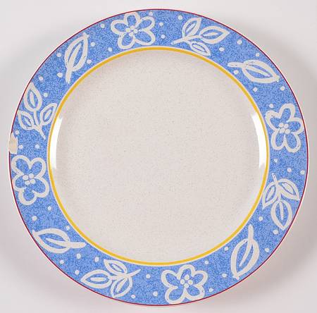 Block Print Salad Plate