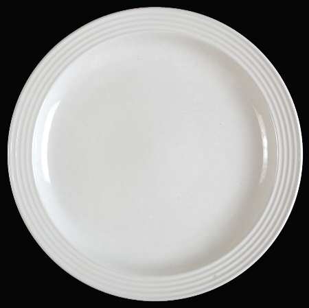 Bon Appetit White Salad Plate