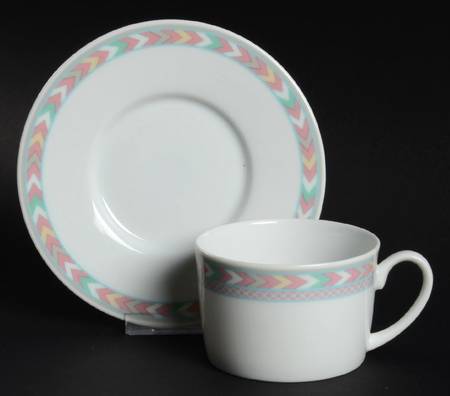 Cheyenne Flat Cup & Saucer Set