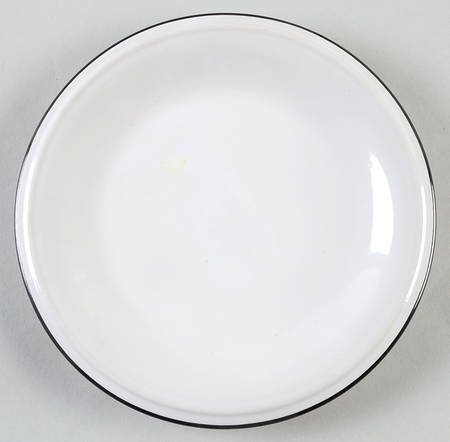 Chromatics Black Salad Plate