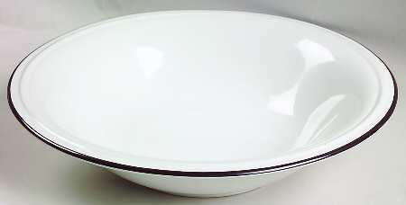 Chromatics Black 9" Round Vegetable Bowl