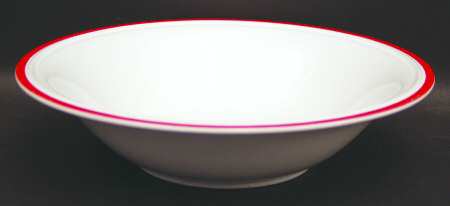 Chromatics Red 9" Round Vegetable Bowl