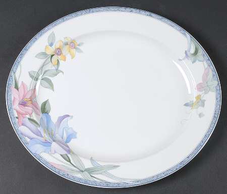 Classic Garden 13" Oval Serving Platter