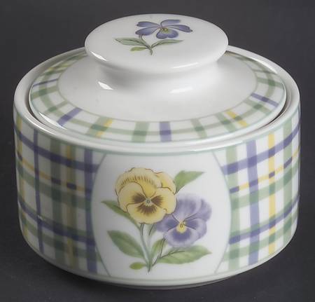 Country Blossom Sugar Bowl & Lid