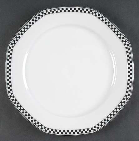 Country Cafe Black 11" Chop Plate (Round Platter)