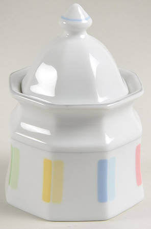 Color Chart Sugar Bowl & Lid