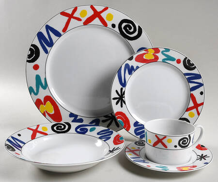 Color Mural 5 Piece Place Setting