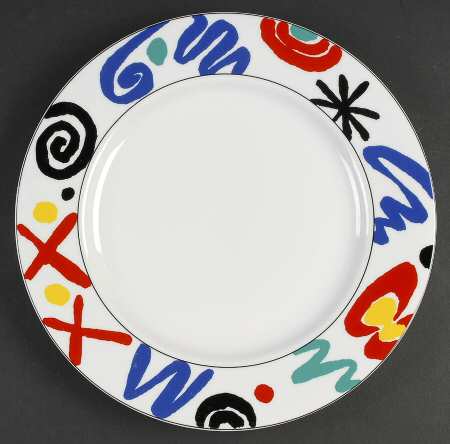 Color Mural 12" Chop Plate (Round Platter)