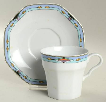 Contempra Flat Cup & Saucer Set