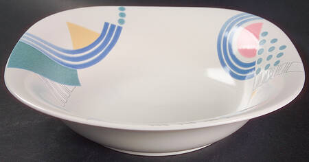 Color Rhapsody 9" Round Vegetable Bowl