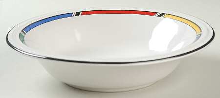 Color Rings Coupe Soup Bowl