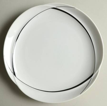 Cortina Black Salad Plate