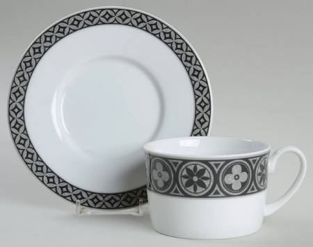 Crossings Flat Cup & Saucer Set