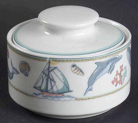 Deep Sea Sugar Bowl & Lid