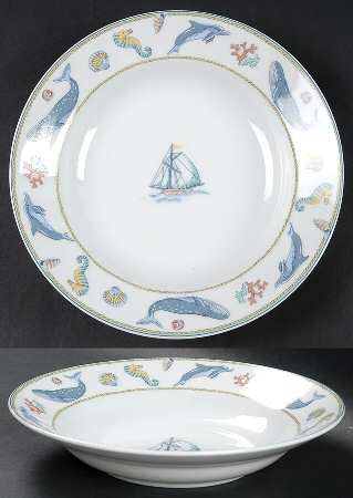 Deep Sea Rim Soup Bowl