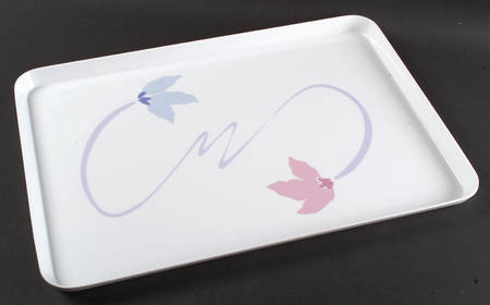 Double Up Plastic Rectangular Tray