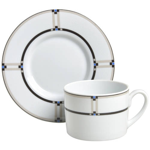 Exhibition Flat Cup & Saucer Set