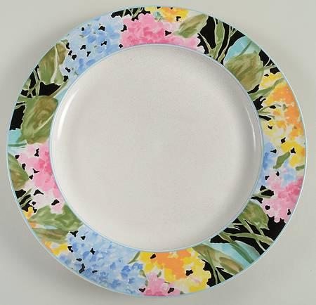 Floral Image 12" Chop Plate (Round Platter)