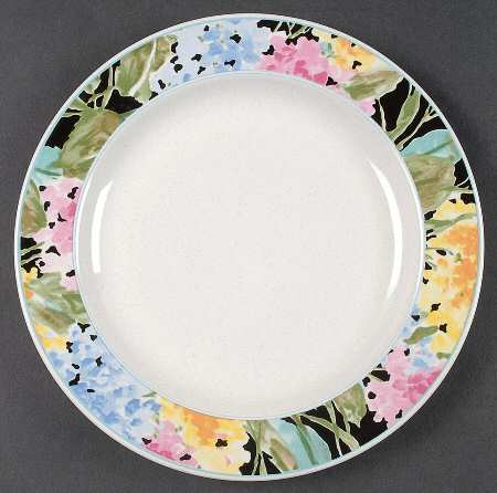Floral Image Salad Plate